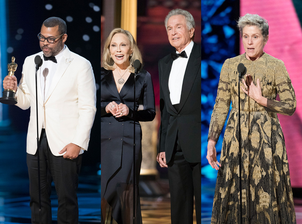 Jordan Peele, Faye Dunaway, Warren Beatty, Frances McDormand, 2018 Oscars Jordan Peele, Faye Dunaway, Warren Beatty, Frances McDormand, 2018 Oscars
